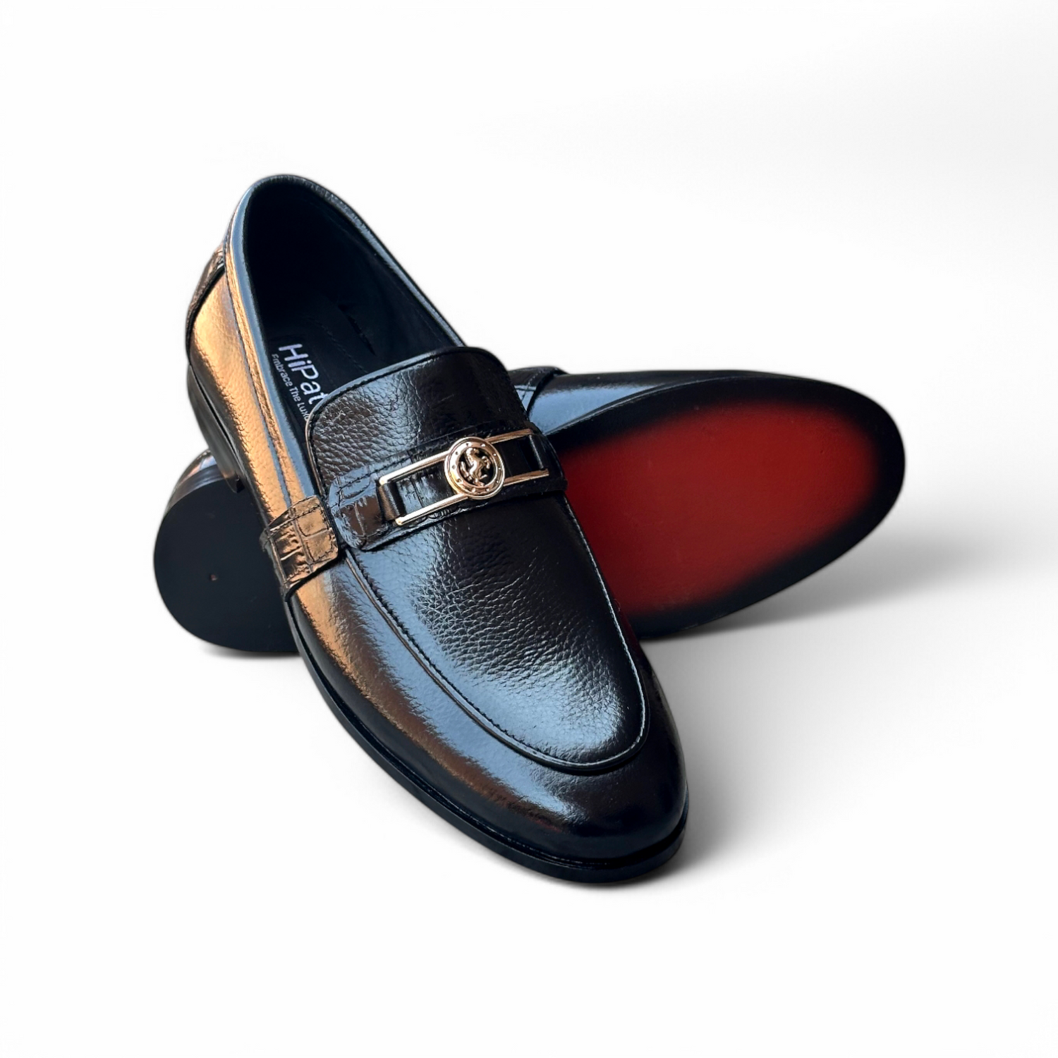 HP Horse Black Loafer-1086-BL - My Store