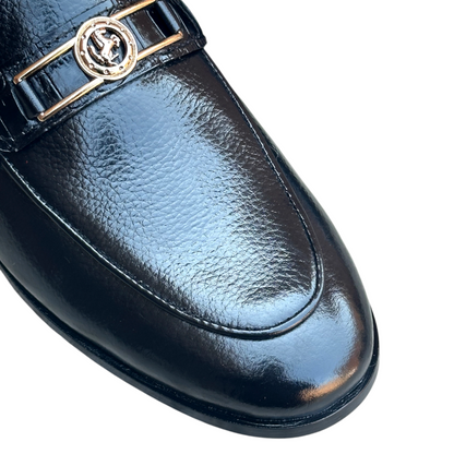 HP Horse Black Loafer-1086-BL - My Store